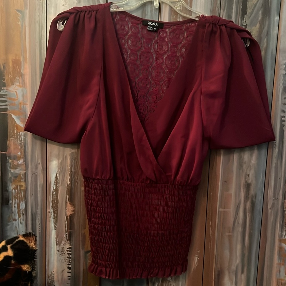 XOXO Silk Top